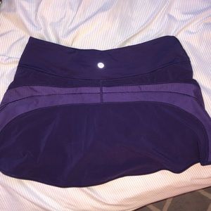 Purple Lululemon Skort
